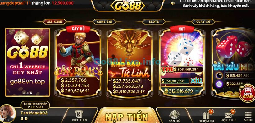 Cập nhật link tải Go88 Live, Go88 club apk, Go88 live apk mới nhất