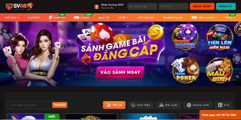 Khám phá poker SV88 - Trải nghiệm game bài căng não