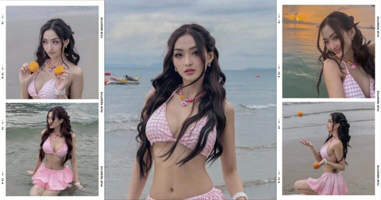 Bikini Hè 2025: Pich Votey Saravody Quyến Rũ Với Bikini 2 Dây. Tiếp tục series Đường Đua Bikini 2025 là Miss Grand Thailand Pich Votey Saravody