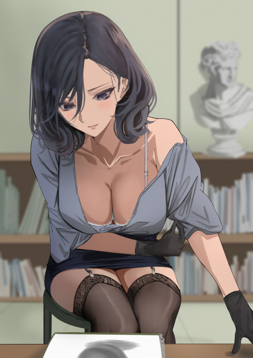 Manga hentai: Cô giáo ngực khủng dạy sinh học 