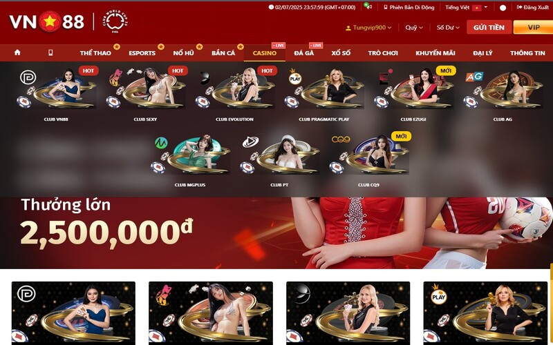 Live Casino VN88, dự hòa quyện giữa công nghệ và trí tuệ
