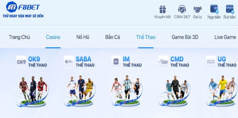 Các môn thể thao cực kỳ là phổ biến được cá cược tại F8bet 