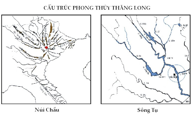 Sông Tô Lịch trong hệ thống long mạch Thăng Long