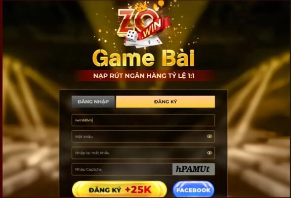 Hướng dẫn chi tiết đăng ký Zowin chỉ trong vài phút