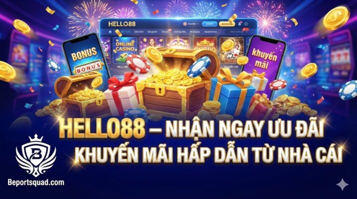 Hello88 – Nhận Ngay Ưu Đãi Khuyến Mãi Hấp Dẫn Từ Nhà Cái